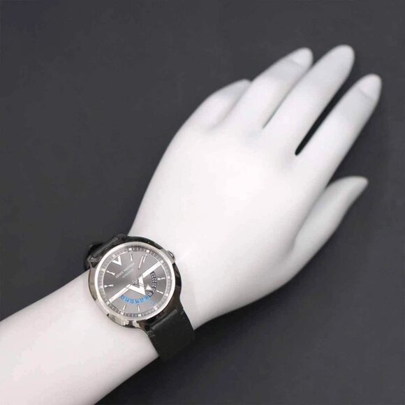 LOUIS VUITTON Voyager GMT Q7D30 Automatic Glay Dial Mens Watch 90266485 - Picture 6 of 8